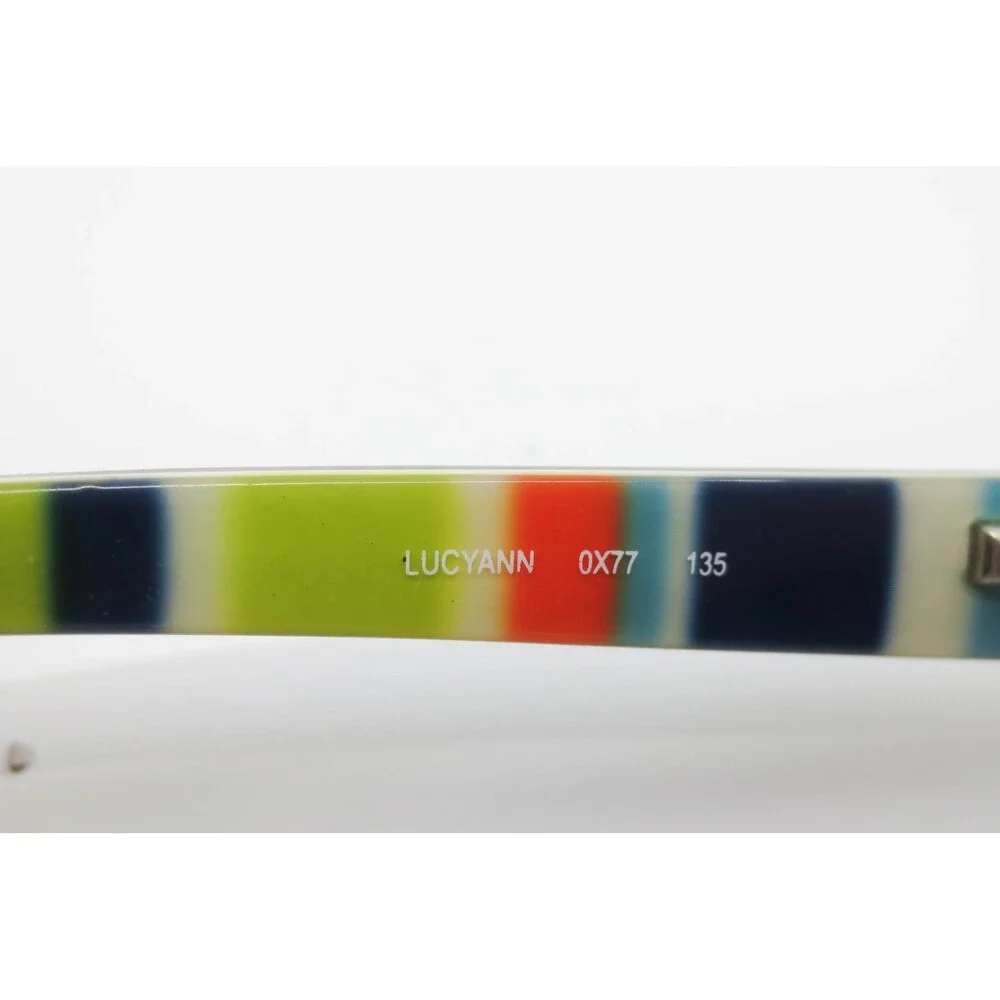 Kate Spade Lucyann Eyeglass Frames Dark Tortoise Multi Stripe 49-16-135 0X77